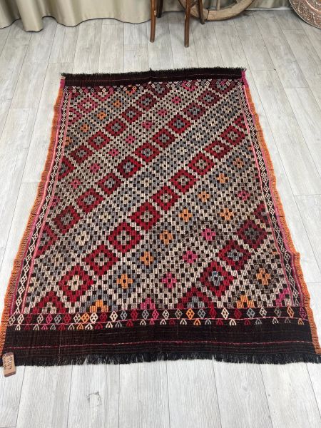 El Dokumasi Halı Kilim Yolluk Paspas Ölçü 208X142 Cm