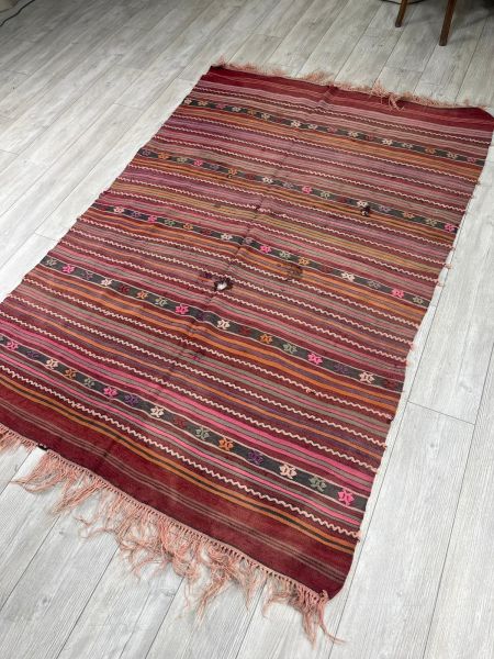 El Dokumasi Halı Kilim Yolluk Paspas Ölçü 213X145 Cm