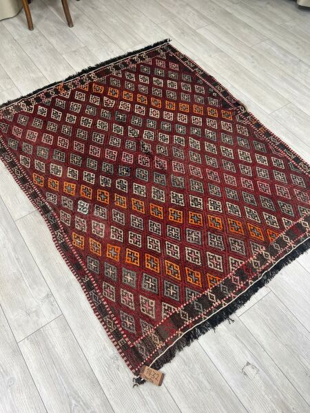 El Dokumasi Halı Kilim Yolluk Paspas Ölçü 170X136 Cm