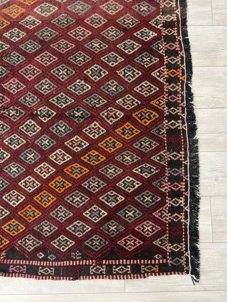 El Dokumasi Halı Kilim Yolluk Paspas Ölçü 170X136 Cm