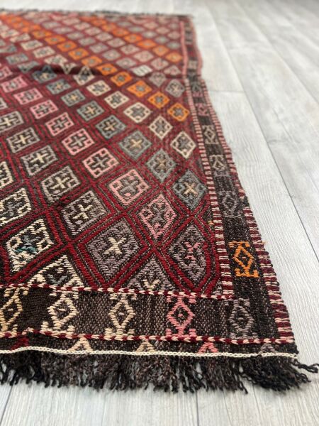 El Dokumasi Halı Kilim Yolluk Paspas Ölçü 170X136 Cm