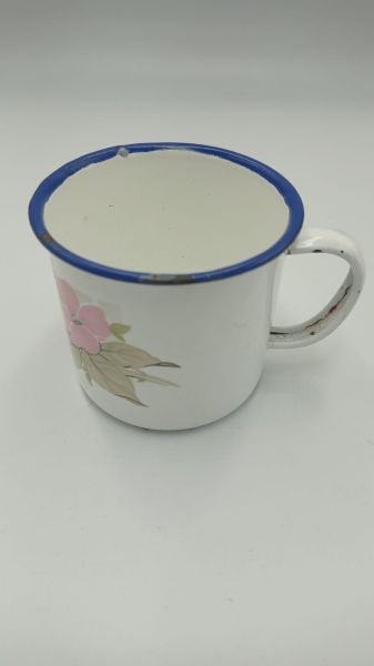 Emaye Kupa Ölçü 7X7X6 Cm