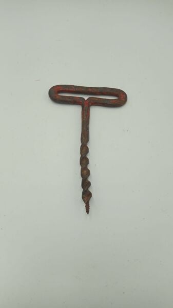 El Yapimi Metal El Aleti Ahşap Delme Ölçü 8,5X0,8X14,5 Cm