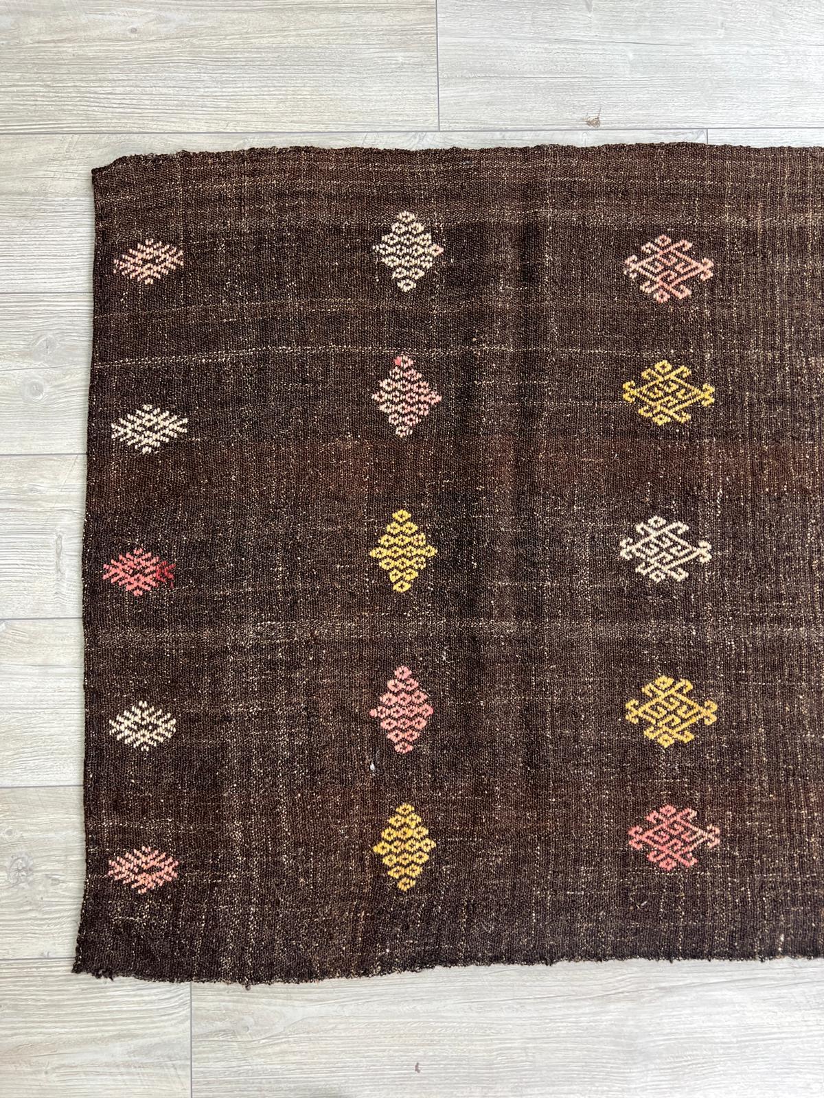 El Dokumasi Halı Kilim Yolluk Paspas Ölçü 237X100 Cm