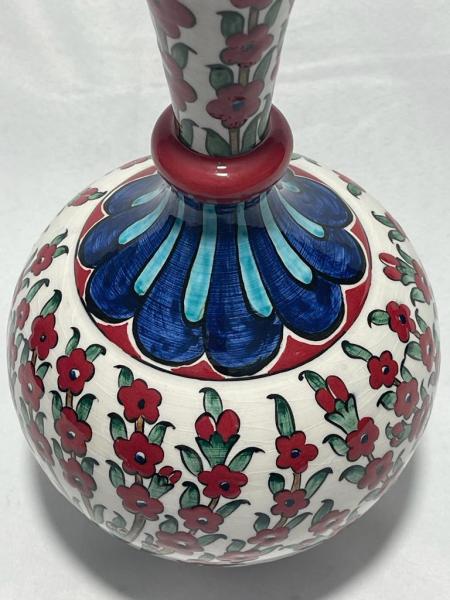 El Boyama Çini Vazo Kutulu Aoa Ölçü 35X25Cm 22Cm Yüksekliği