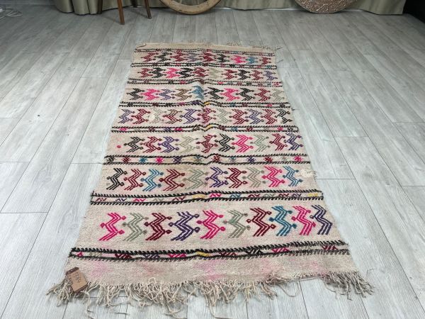 El Dokumasi Halı Kilim Yolluk Paspas Ölçü 210X103 Cm