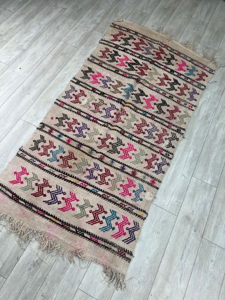 El Dokumasi Halı Kilim Yolluk Paspas Ölçü 210X103 Cm