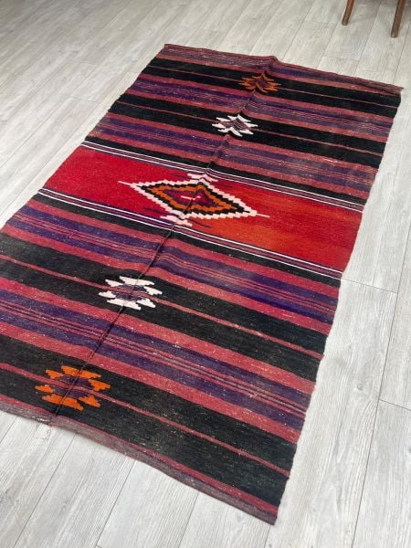 El Dokumasi Halı Kilim Yolluk Paspas Ölçü 207X135 Cm