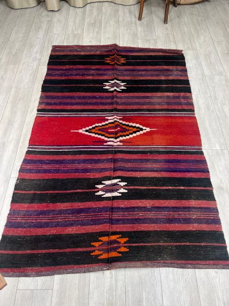 El Dokumasi Halı Kilim Yolluk Paspas Ölçü 207X135 Cm