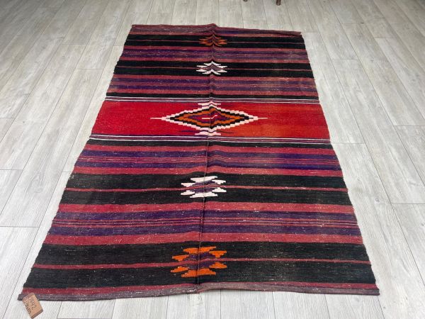 El Dokumasi Halı Kilim Yolluk Paspas Ölçü 207X135 Cm
