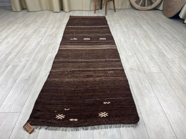 El Dokumasi Halı Kilim Yolluk Paspas Ölçü 270X87 Cm