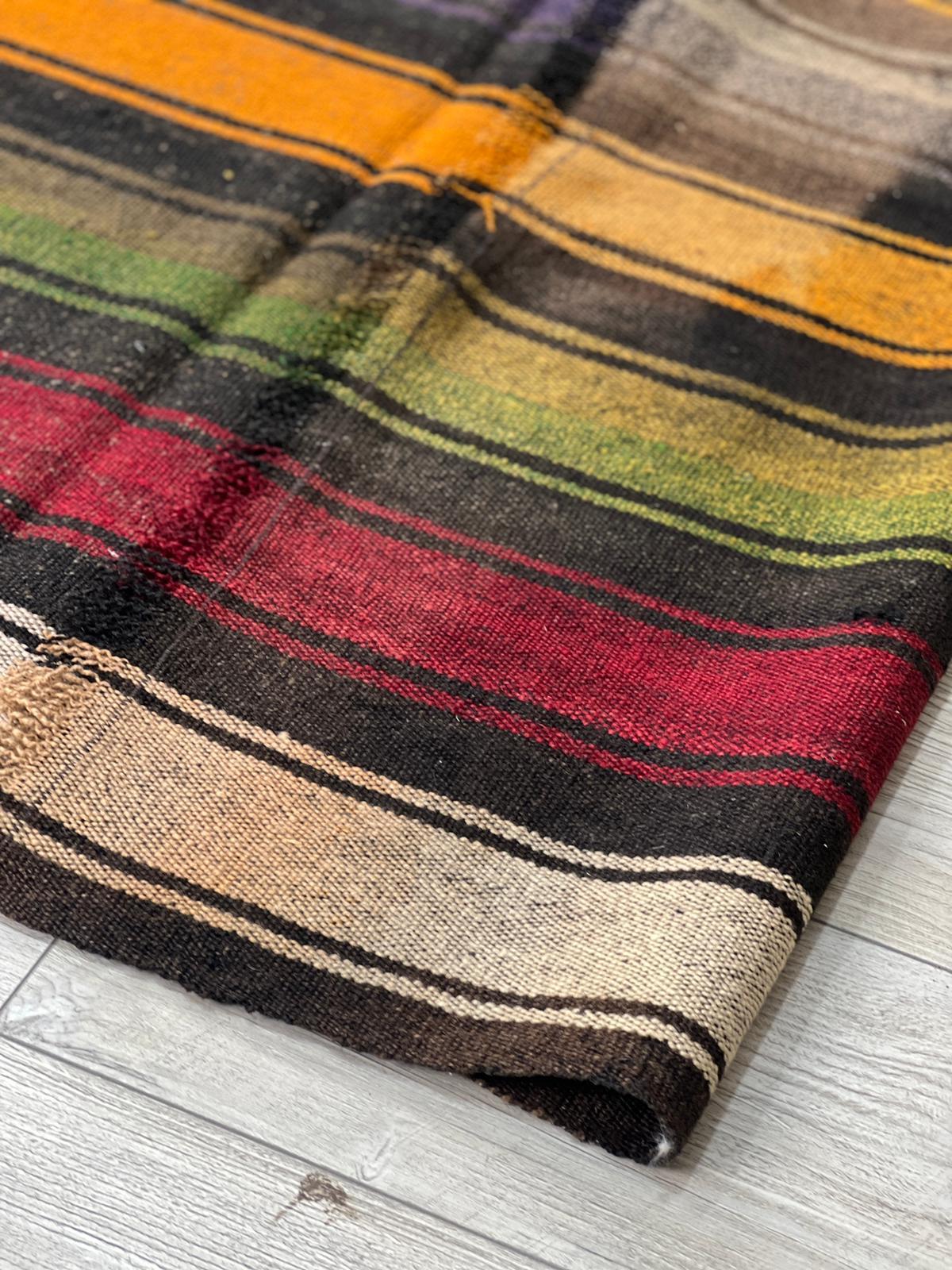 El Dokumasi Halı Kilim Yolluk Paspas Ölçü 292X98 Cm