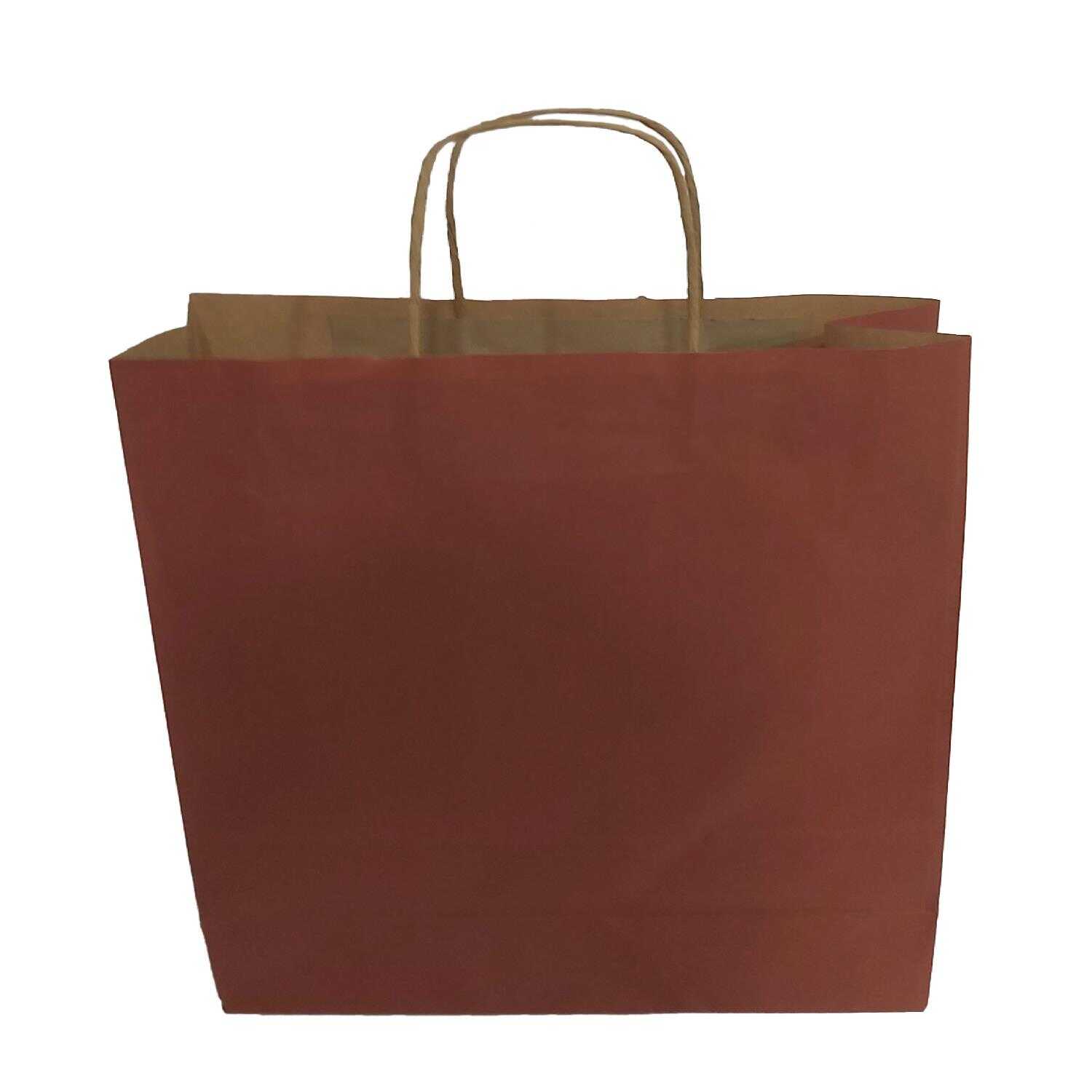 Kraft kağıt Çanta 32X12X41 Cm Kiremit 50 Adet