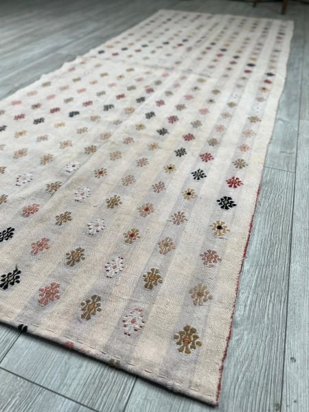 El Dokumasi Halı Kilim Yolluk Paspas Ölçü 246X93 Cm