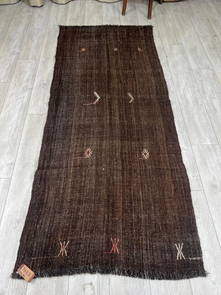 El Dokumasi Halı Kilim Yolluk Paspas Ölçü 232X95 Cm