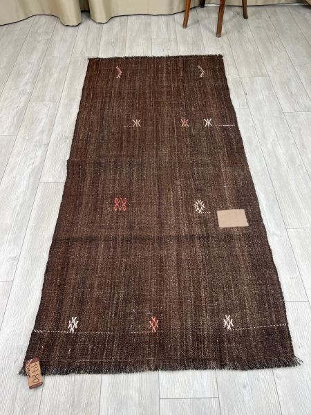 El Dokumasi Halı Kilim Yolluk Paspas Ölçü 204X95 Cm
