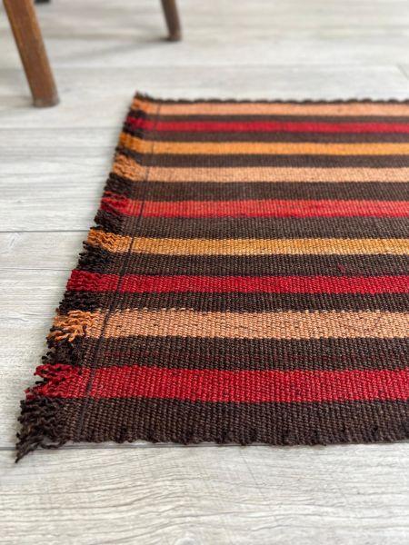El Dokumasi Halı Kilim Yolluk Paspas Ölçü 265X44 Cm