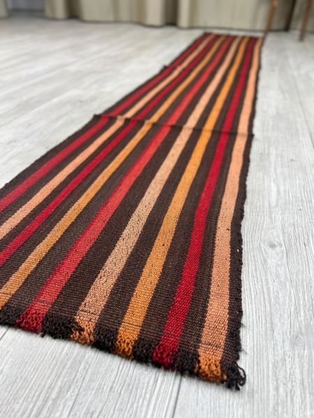 El Dokumasi Halı Kilim Yolluk Paspas Ölçü 265X44 Cm