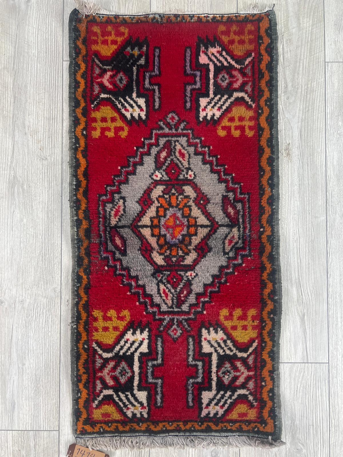 El Dokumasi Halı Kilim Yolluk Paspas Ölçü 95X48 Cm