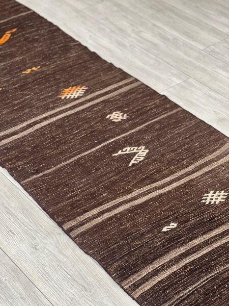 El Dokumasi Halı Kilim Yolluk Paspas Ölçü 336X80 Cm