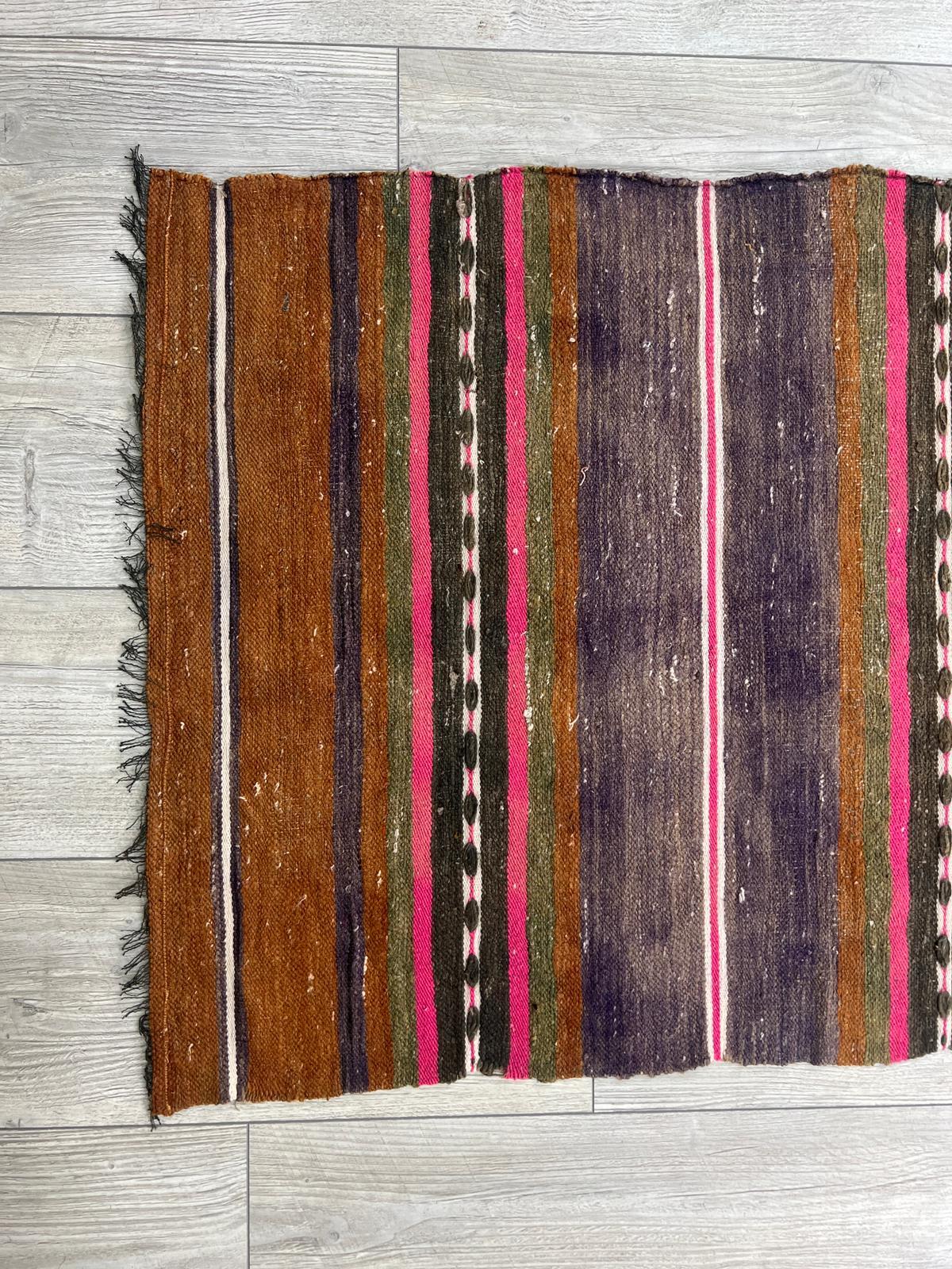 El Dokumasi Halı Kilim Yolluk Paspas Ölçü 205X67 Cm