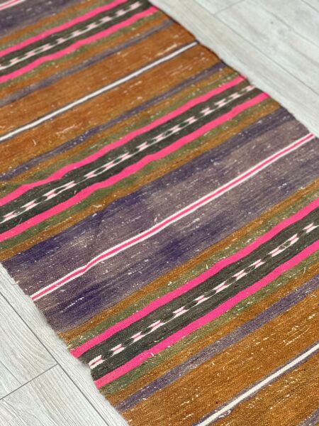 El Dokumasi Halı Kilim Yolluk Paspas Ölçü 205X67 Cm