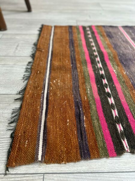 El Dokumasi Halı Kilim Yolluk Paspas Ölçü 205X67 Cm