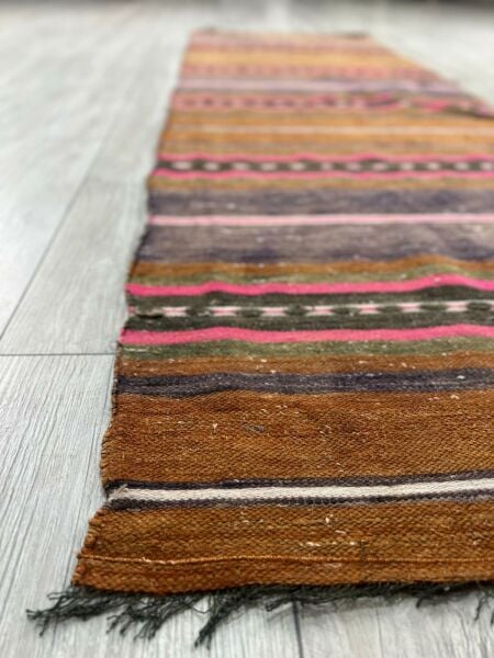 El Dokumasi Halı Kilim Yolluk Paspas Ölçü 205X67 Cm