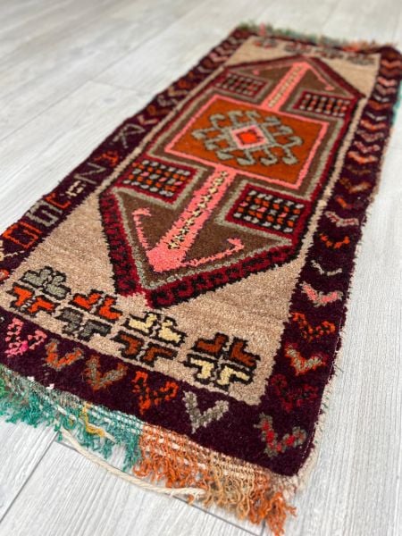 El Dokumasi Halı Kilim Yolluk Paspas Ölçü 115X43 Cm