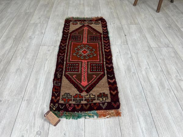El Dokumasi Halı Kilim Yolluk Paspas Ölçü 115X43 Cm