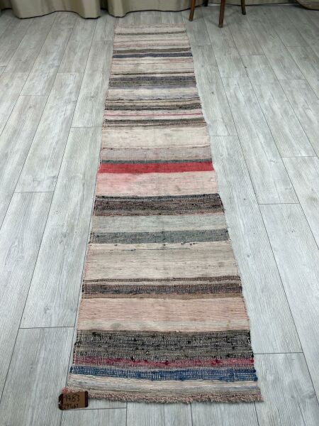 El Dokumasi Halı Kilim Yolluk Paspas Ölçü 291X61 Cm