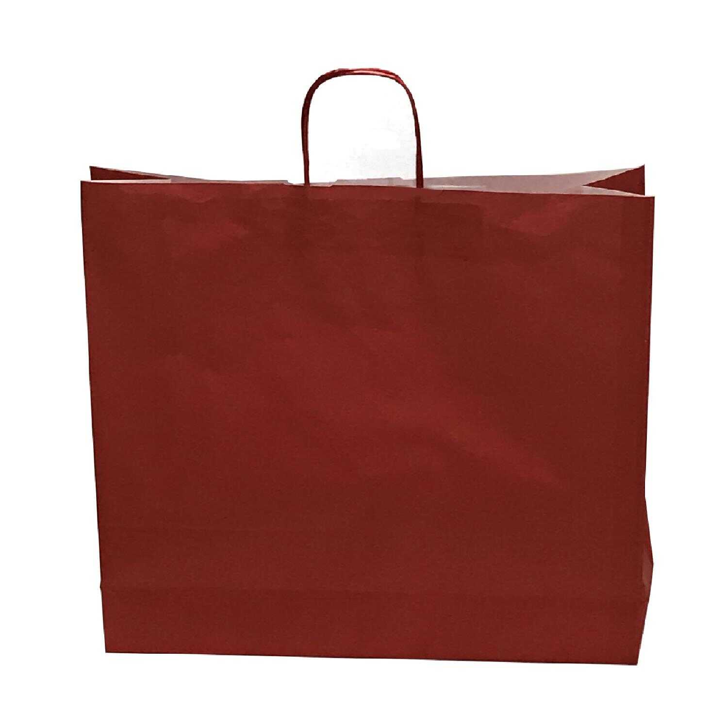 Kraft kağıt Çanta 45X14X50 Cm Kırmızı 50 Adet