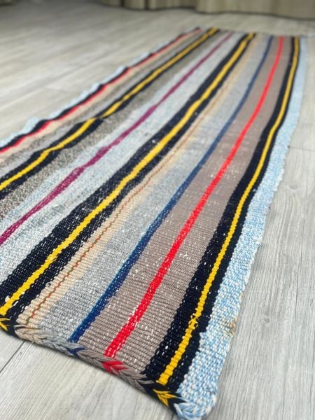 El Dokumasi Halı Kilim Yolluk Paspas Ölçü 192X65 Cm
