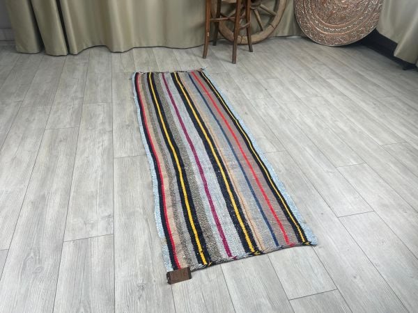 El Dokumasi Halı Kilim Yolluk Paspas Ölçü 192X65 Cm