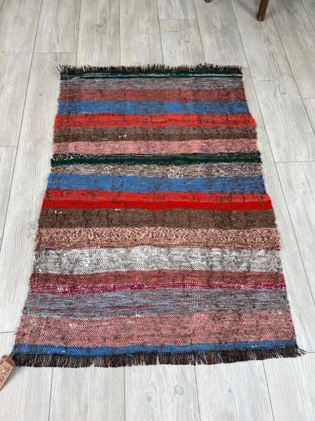 El Dokumasi Halı Kilim Yolluk Paspas Ölçü 116X80 Cm