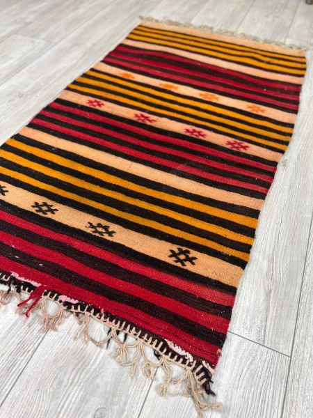 El Dokumasi Halı Kilim Yolluk Paspas Ölçü 117X68 Cm