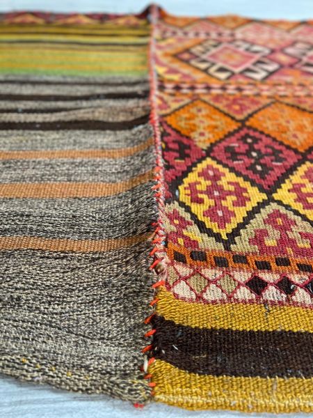 El Dokumasi Halı Kilim Yolluk Paspas Ölçü 113X97 Cm