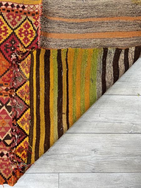 El Dokumasi Halı Kilim Yolluk Paspas Ölçü 113X97 Cm