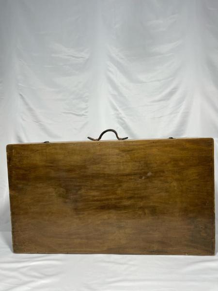 Antika 1930 Lu Yillara Ait Çivisiz Geçme Masif Valiz Aoa Ölçü 94X53Cm 20Cm Yüksekliği