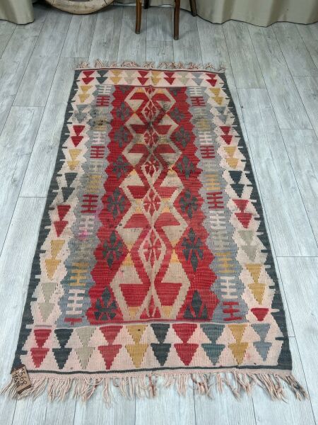 El Dokumasi Halı Kilim Yolluk Paspas Ölçü 185X100 Cm