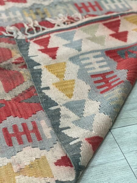 El Dokumasi Halı Kilim Yolluk Paspas Ölçü 185X100 Cm