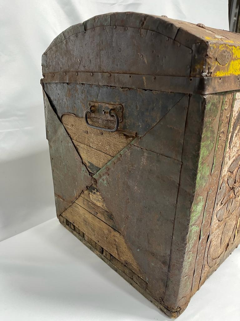 Eskilerden Metal Sandık Aoa Ölçü 75X39Cm 49Cm Yüksekliği
