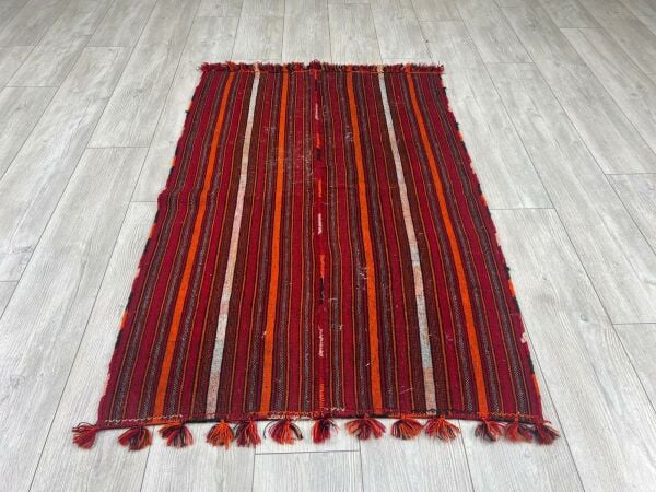 El Dokumasi Halı Kilim Yolluk Paspas Ölçü 135X90 Cm