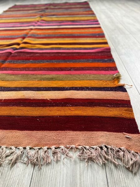 El Dokumasi Halı Kilim Yolluk Paspas Ölçü 307X139 Cm