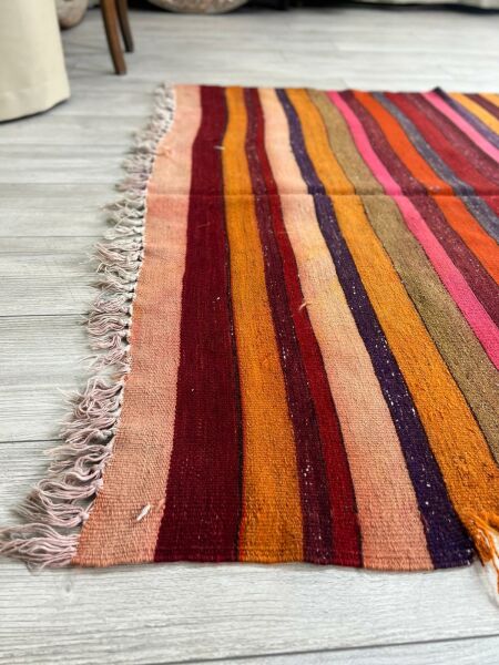 El Dokumasi Halı Kilim Yolluk Paspas Ölçü 307X139 Cm