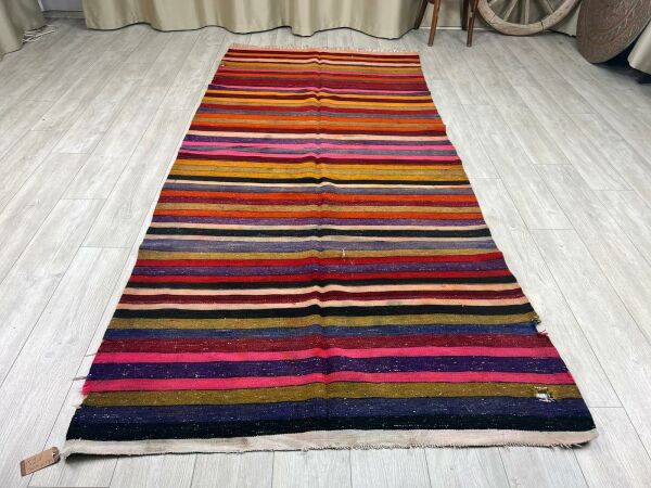 El Dokumasi Halı Kilim Yolluk Paspas Ölçü 307X139 Cm