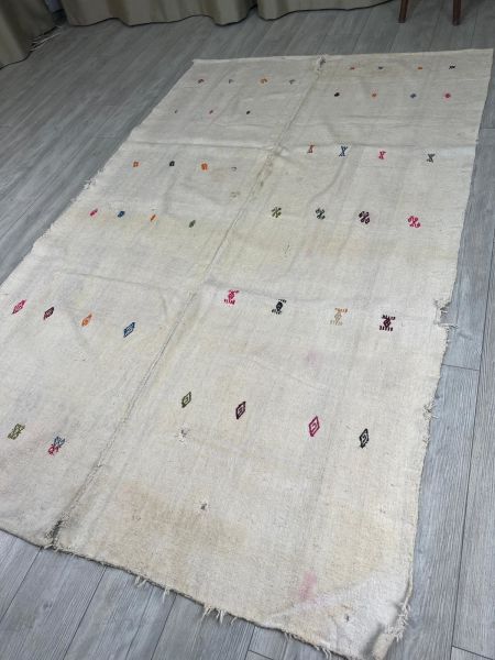 El Dokumasi Halı Kilim Yolluk Paspas Ölçü 266X168 Cm