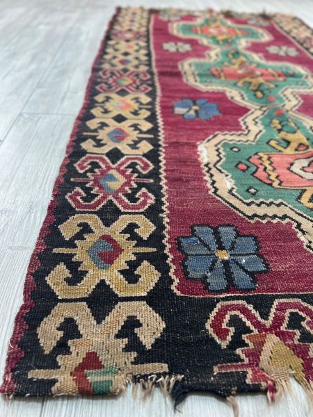 El Dokumasi Halı Kilim Yolluk Paspas Ölçü 200X104 Cm