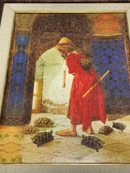 Kaplumbağa Terbiyecisi Tablo Aoa Ölçü 50X40Cm