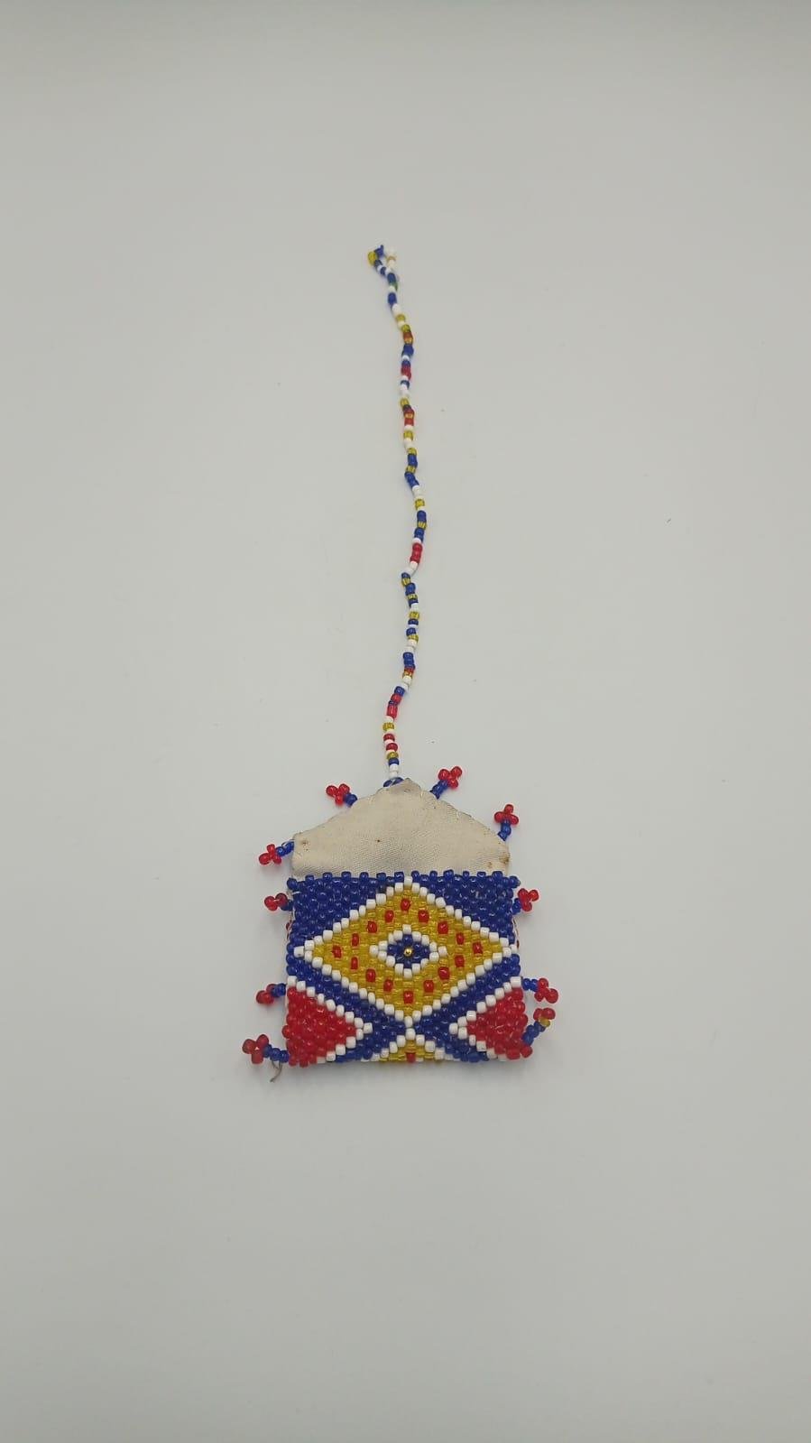 Boncuk İşlemeli Kese Ölçü 5,5X7 Cm